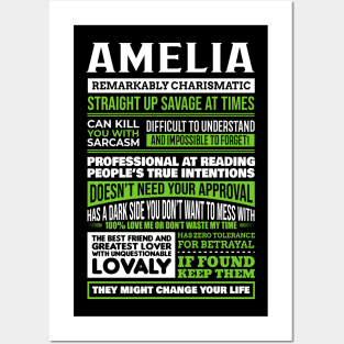 Amelia Posters and Art